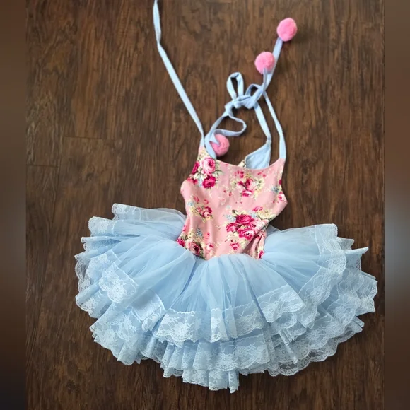 Dollcake Kids Pink and Blue Tutu Costume